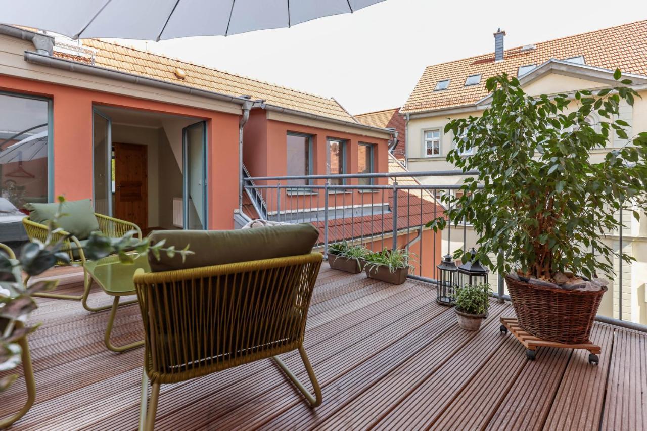 Bohnapartments Bauhaus - Absolutes Zentrum - Terrasse - Vollausstattung - Wlan Weimar  Bagian luar foto