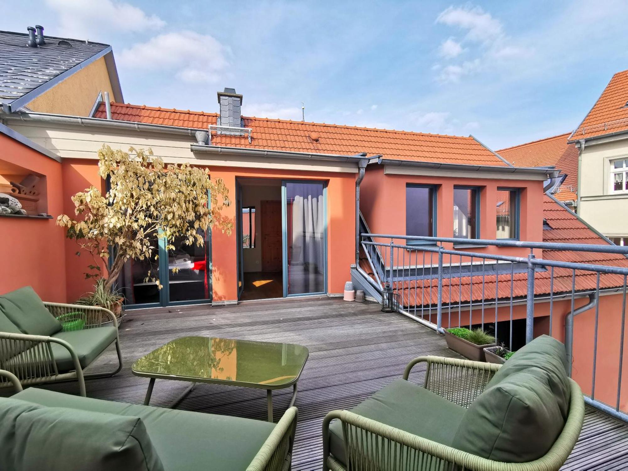 Bohnapartments Bauhaus - Absolutes Zentrum - Terrasse - Vollausstattung - Wlan Weimar  Bagian luar foto